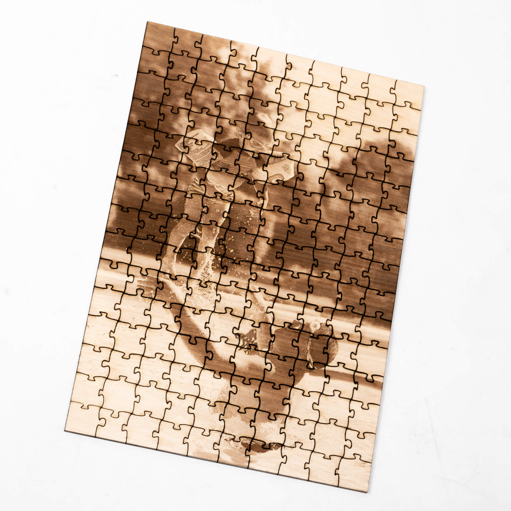 Puzzle 3D personnalisable en bois. Puzzle personnalisé en 3D