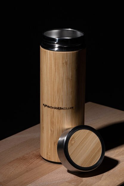 Bouteille Thermos Bambou – Image 3